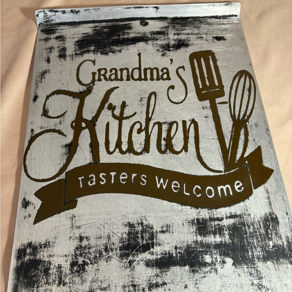 Black and Gray Rustic Kitchen Tools Sign - Picture 8 of 8